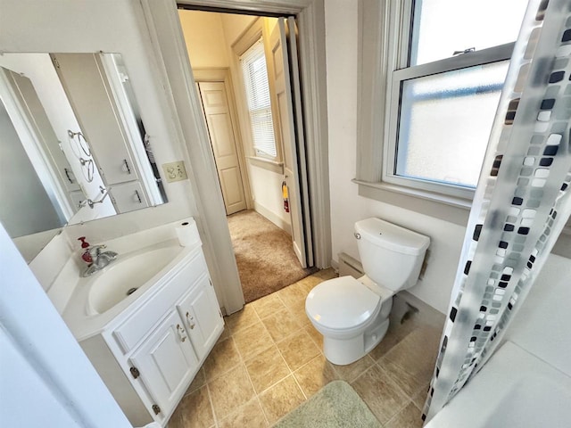 195 E Park Ave, Berlin, WI 54923 - full bathroom with vanity and a shower with curtain