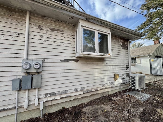 195 E Park Ave, Berlin, WI 54923 - view of home's exterior with a cooling unit