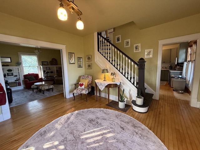 2505 Robinsdale Ave, La Crosse, WI 54601 - staircase featuring hardwood / wood-style floors