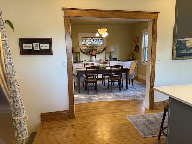2505 Robinsdale Ave, La Crosse, WI 54601 - dining room with wood finished floors and baseboards