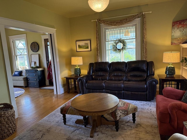 2505 Robinsdale Ave, La Crosse, WI 54601 - living room with wood finished floors and baseboards