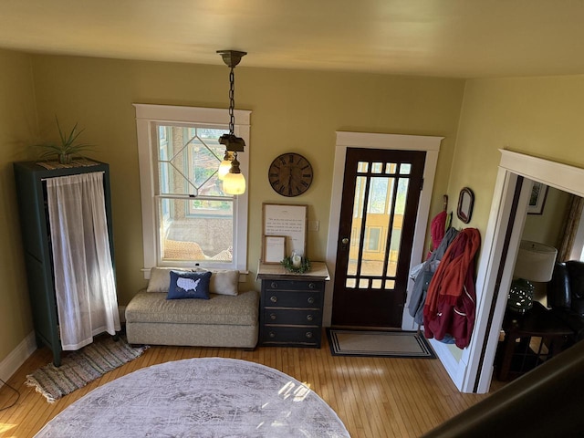 2505 Robinsdale Ave, La Crosse, WI 54601 - entryway with hardwood / wood-style flooring and baseboards