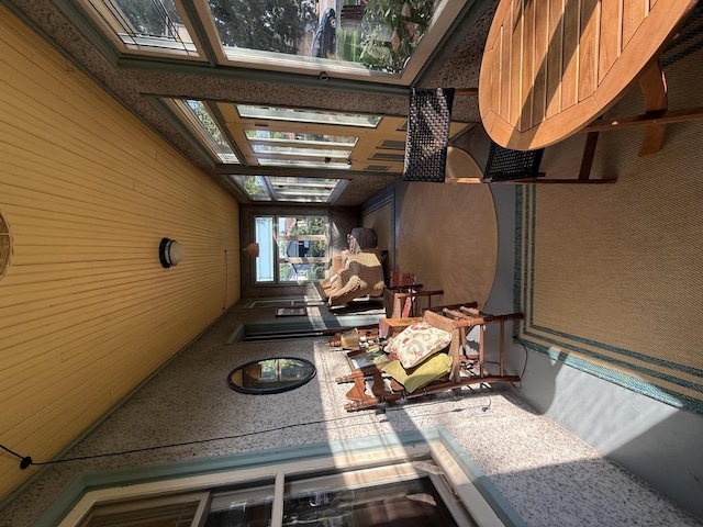 2505 Robinsdale Ave, La Crosse, WI 54601 - sunroom featuring a skylight