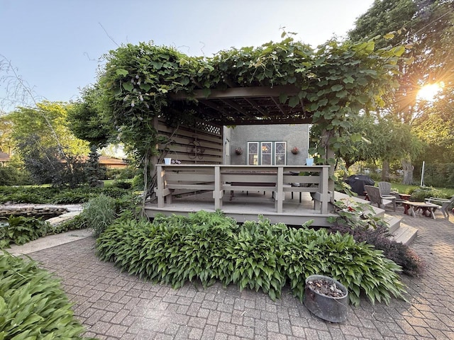 2505 Robinsdale Ave, La Crosse, WI 54601 - view of patio / terrace featuring a deck
