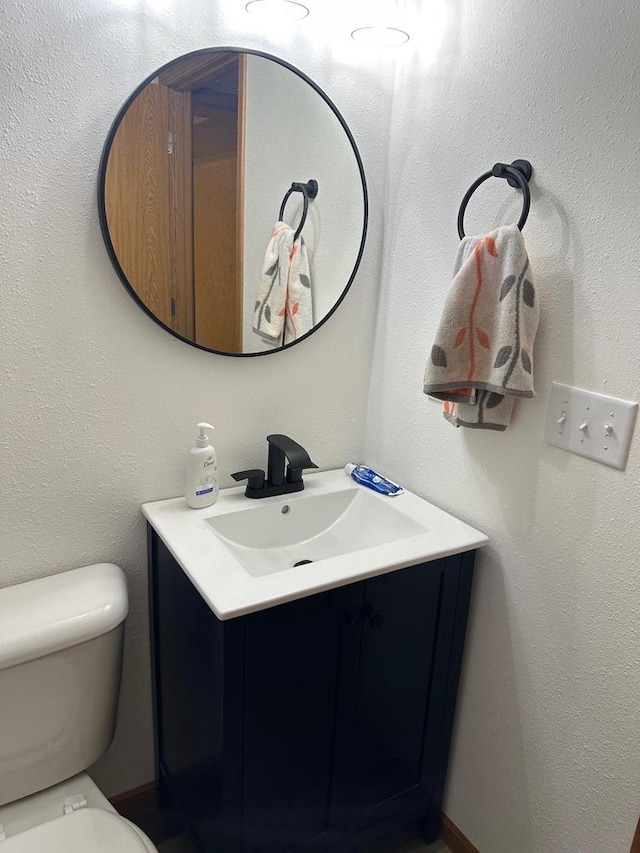 W6767 Pine Ave, Medford, WI 54451 - bathroom featuring vanity and toilet