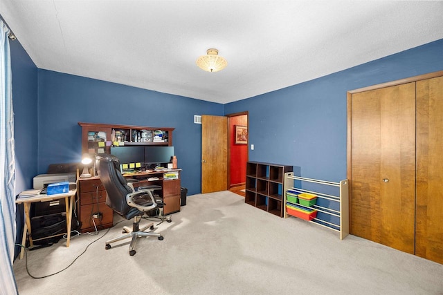 W4976 Pinewood Ln, Merrill, WI 54452 - home office featuring carpet flooring