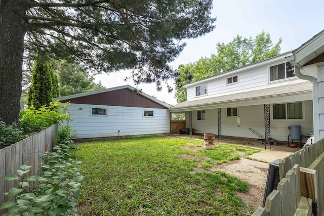 W4976 Pinewood Ln, Merrill, WI 54452 - view of fenced backyard