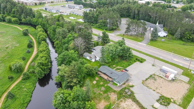 W4976 Pinewood Ln, Merrill, WI 54452 - aerial view of property's location with a large body of water