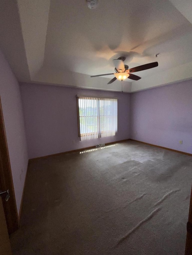 7918 Fredricksburg Ct Unit 101, Bristol, WI 53104 - empty room with a ceiling fan and carpet