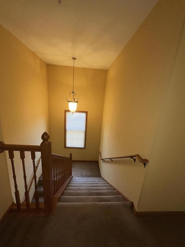 7918 Fredricksburg Ct Unit 101, Bristol, WI 53104 - stairs with carpet and baseboards
