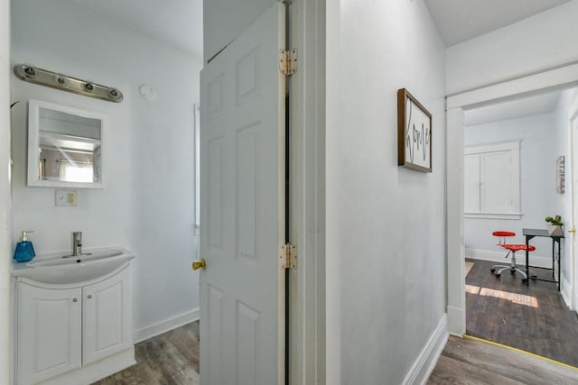 2710 W Fairmount Ave, Milwaukee, WI 53209 - hall with wood finished floors