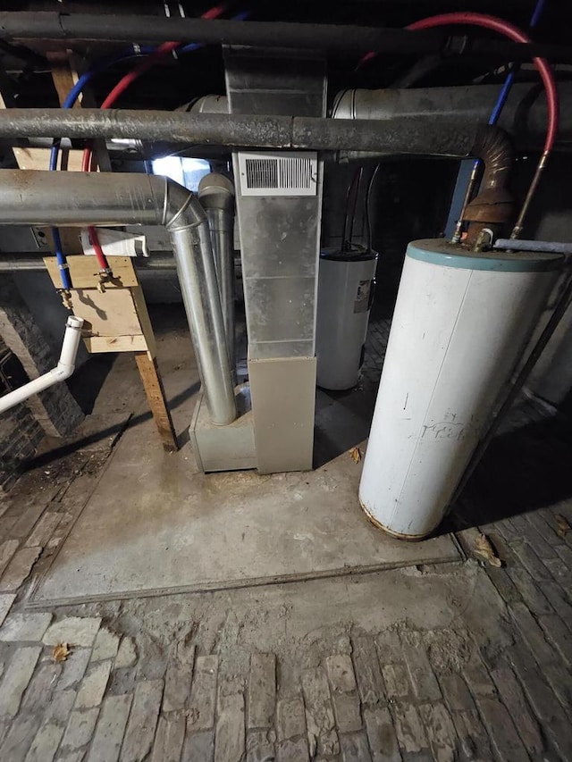 1111 N 12th St, Sheboygan, WI 53081 - utility room with water heater