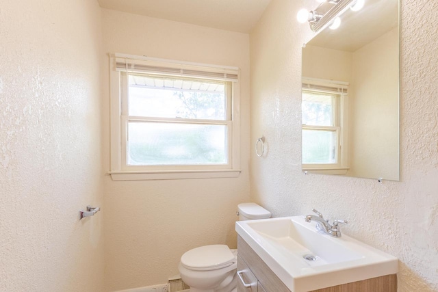 7309 S 46th St, Franklin, WI 53132 - bathroom with vanity and a textured wall