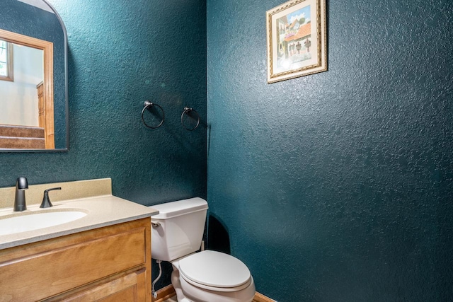 4474 N 107th St, Wauwatosa, WI 53225 - bathroom featuring a textured wall and vanity