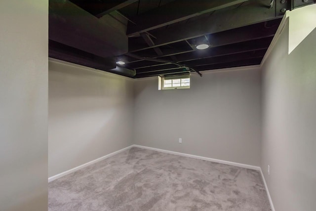 6421 W Girard Ave, Milwaukee, WI 53210 - basement with carpet and baseboards