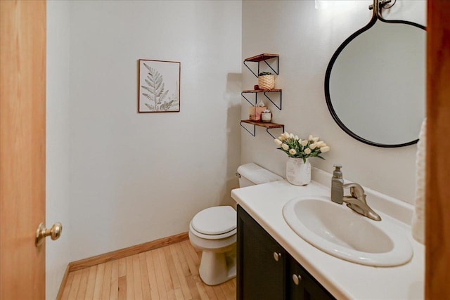 130 W Windsor Ave, Cottage Grove, WI 53527 - bathroom featuring vanity and wood finished floors