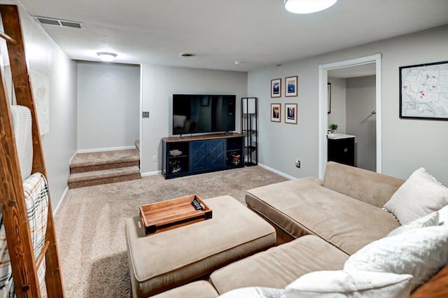 130 W Windsor Ave, Cottage Grove, WI 53527 - carpeted living room featuring baseboards