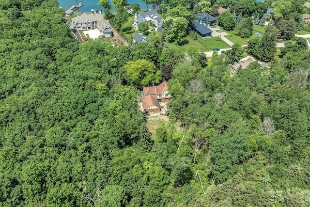 1450 Weber Ct, Hartland, WI 53029 - view of property location featuring a heavily wooded area