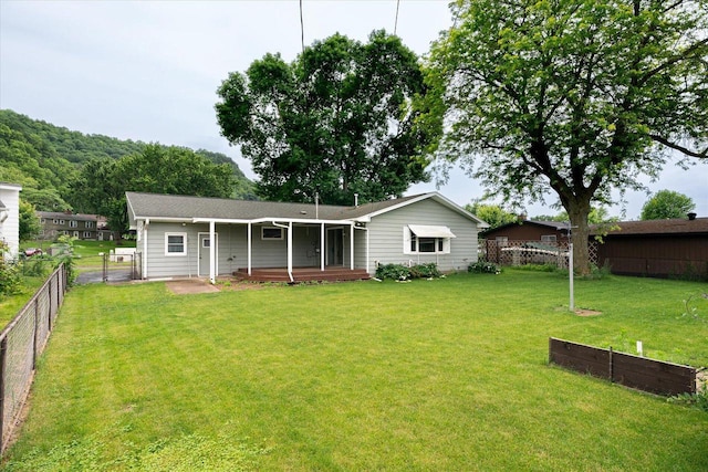 3720 Elm Dr, La Crosse, WI 54601 - rear view of house featuring a fenced backyard