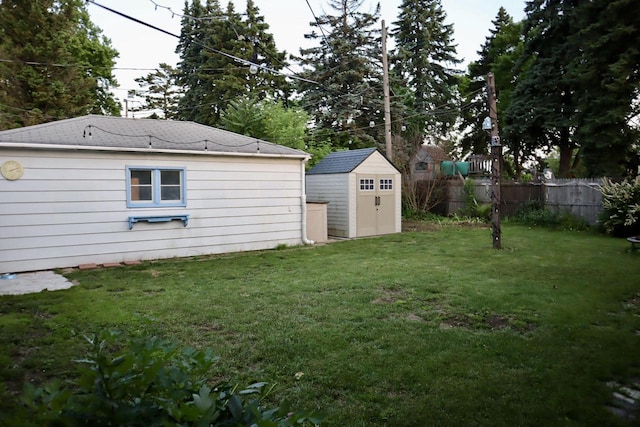 2218 Jerome Blvd, Racine, WI 53403 - view of yard with a storage unit