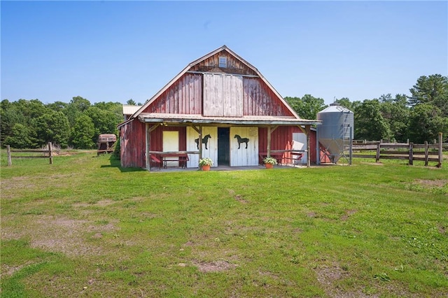 4271 220th St, Cadott, WI 54727 - view of front of home featuring a barn and an outdoor structure