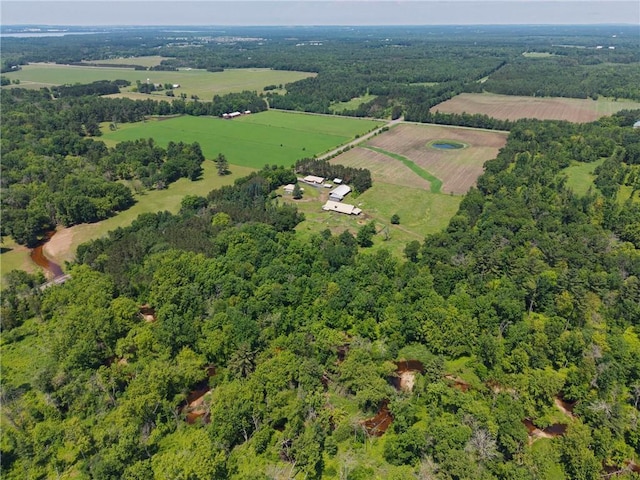 4271 220th St, Cadott, WI 54727 - view of property location with rural landscape and a heavily wooded area