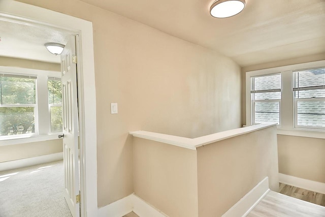 1541 Porter Ave, Beloit, WI 53511 - hallway featuring an upstairs landing and healthy amount of natural light