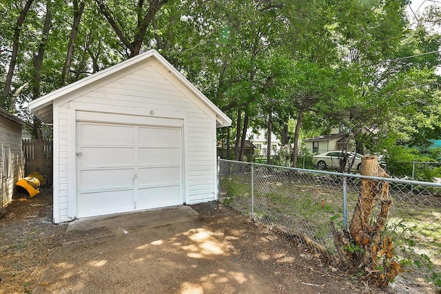 1541 Porter Ave, Beloit, WI 53511 - detached garage featuring driveway