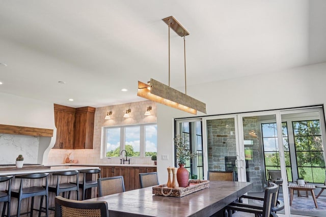 3330 Colton Way, Sun Prairie, WI 53590 - dining room featuring plenty of natural light and recessed lighting