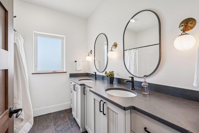 3330 Colton Way, Sun Prairie, WI 53590 - full bath featuring double vanity and baseboards