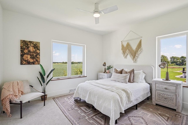 3330 Colton Way, Sun Prairie, WI 53590 - bedroom featuring carpet and a ceiling fan