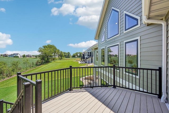 3330 Colton Way, Sun Prairie, WI 53590 - deck with a yard