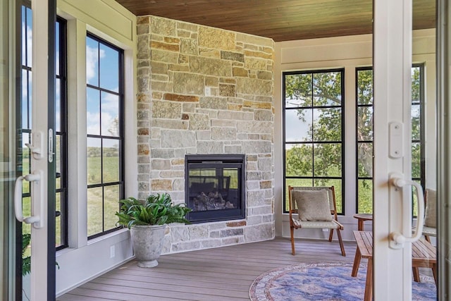 3330 Colton Way, Sun Prairie, WI 53590 - sunroom / solarium with plenty of natural light and french doors