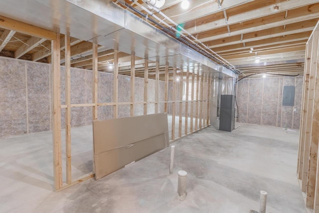 219 Joe St, Stevens Point, WI 54481 - unfinished below grade area featuring electric panel and heating unit