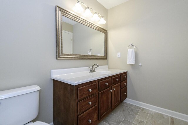 18520 Emerald Cir Unit D, Brookfield, WI 53045 - bathroom featuring vanity and toilet