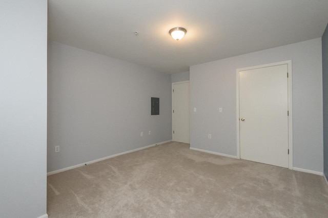 18520 Emerald Cir Unit D, Brookfield, WI 53045 - unfurnished bedroom featuring light colored carpet and electric panel