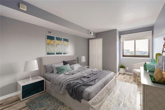 26 10th St Unit 1104, Saint Paul, MN 55102 - bedroom featuring wood finished floors and a closet