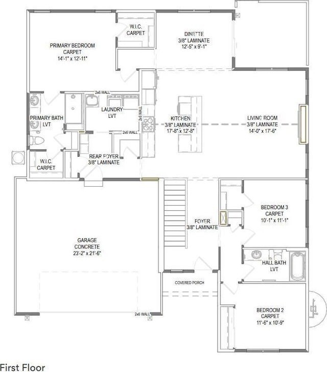 542 Shady St, Cottage Grove, WI 53527 - view of property floor plan