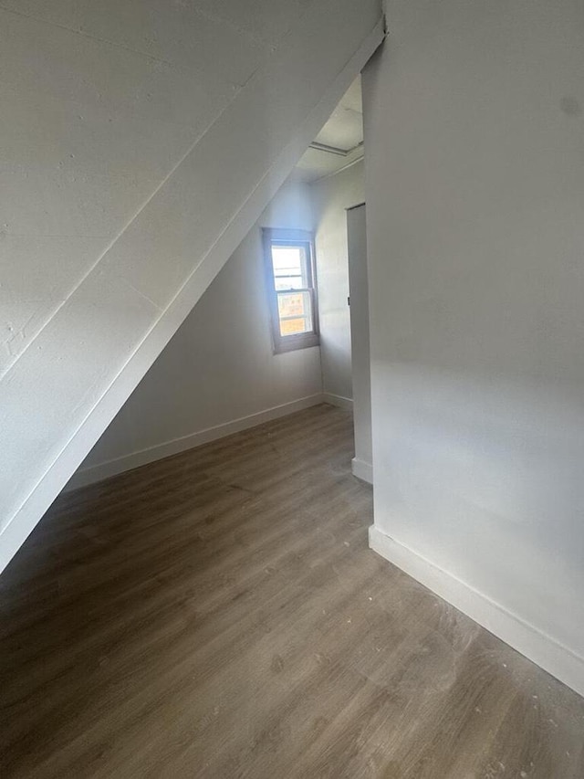 2320 W Hope Ave Unit 2320A, Milwaukee, WI 53209 - bonus room featuring wood finished floors and vaulted ceiling