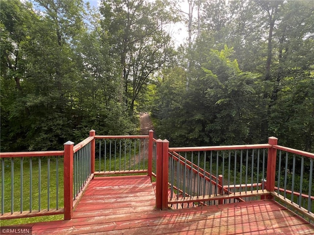1283 230th Ave, Luck, WI 54853 - view of deck