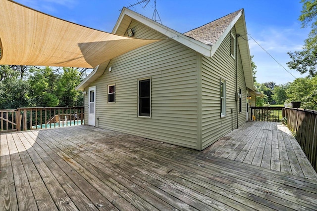 8020 Ridgeway Dr, Burlington, WI 53105 - view of deck