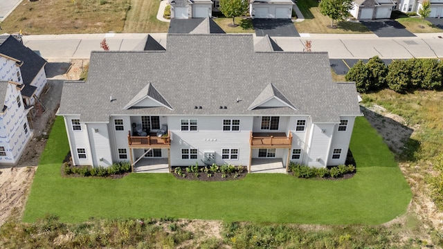 1883 Woodland Way, Slinger, WI 53086 - aerial view of property and surrounding area