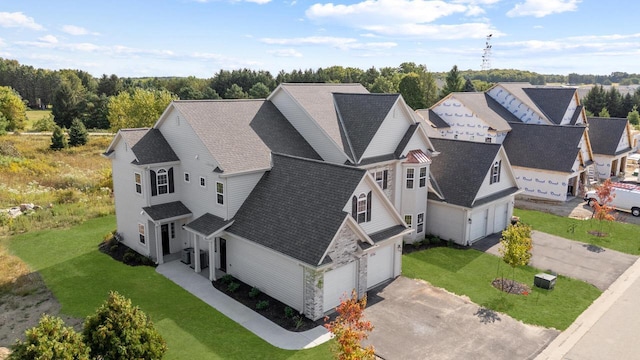 1883 Woodland Way, Slinger, WI 53086 - aerial perspective of suburban area