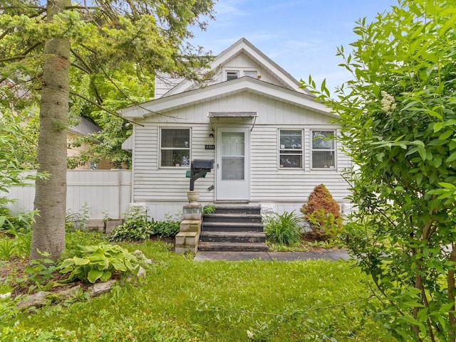 5751 N 38th St, Milwaukee, WI 53209 - view of front of property featuring entry steps and board and batten siding
