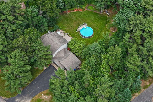 5111 Timberland Trl, Wisconsin Rapids, WI 54494 - aerial overview of property's location featuring a pool area