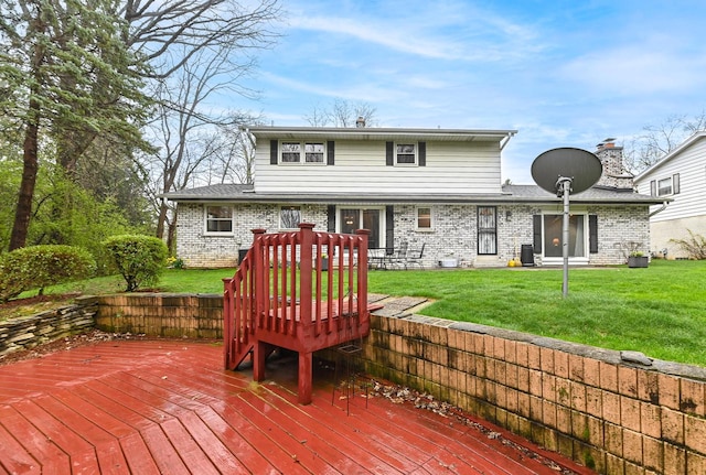 10500 W Good Hope Rd, Milwaukee, WI 53224 - wooden terrace with a lawn