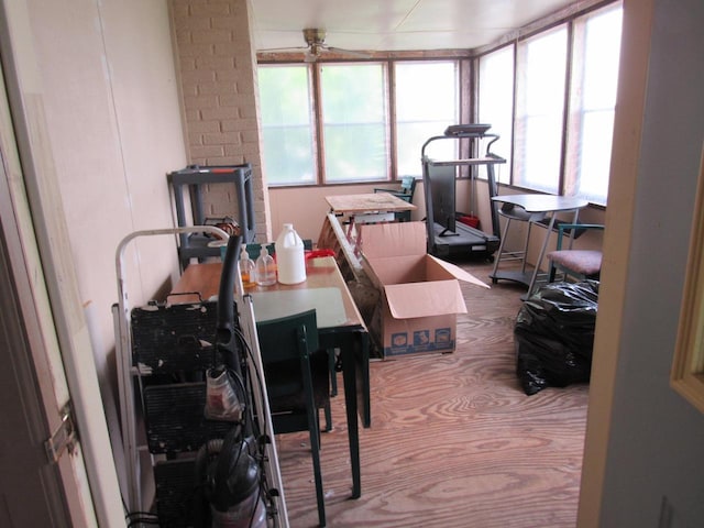 N3901 State Road 76, Hortonville, WI 54944 - sunroom with healthy amount of natural light