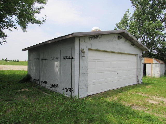N3901 State Road 76, Hortonville, WI 54944 - view of detached garage