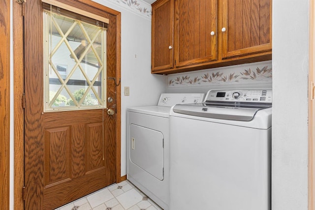 1334 W Cloverdale Dr, Appleton, WI 54914 - washroom featuring cabinet space and washer and dryer