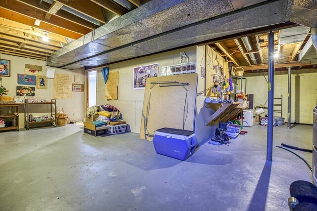 1334 W Cloverdale Dr, Appleton, WI 54914 - view of unfinished below grade area